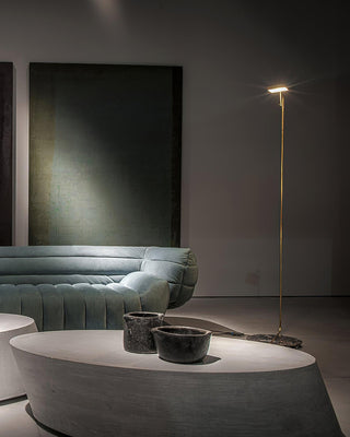 Orion Minimalist Brass Floor Light