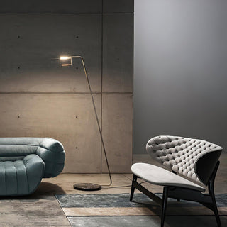 Orion Minimalist Brass Floor Light