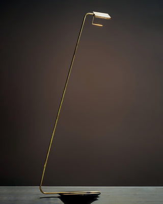 Orion Minimalist Brass Floor Light