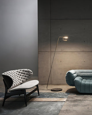 Orion Minimalist Brass Floor Light