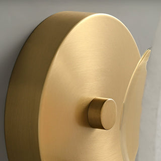 Eclipse Alabaster & Brass Wall Light