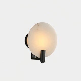 Eclipse Alabaster & Brass Wall Light