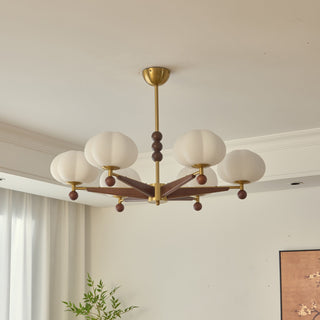 Lennox Mid-Century Multi-Shade Chandelier