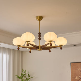 Lennox Mid-Century Multi-Shade Chandelier