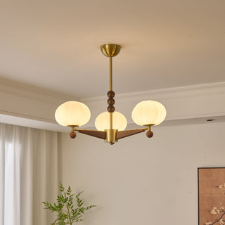 Lennox Mid-Century Multi-Shade Chandelier