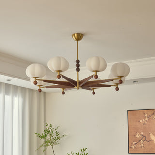 Lennox Mid-Century Multi-Shade Chandelier