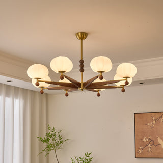 Lennox Mid-Century Multi-Shade Chandelier