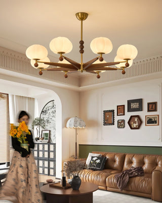 Lennox Mid-Century Multi-Shade Chandelier