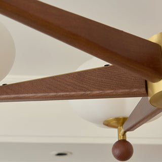 Lennox Mid-Century Multi-Shade Chandelier