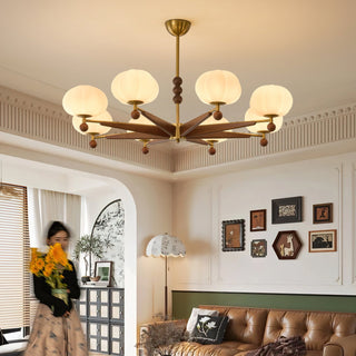 Lennox Mid-Century Multi-Shade Chandelier