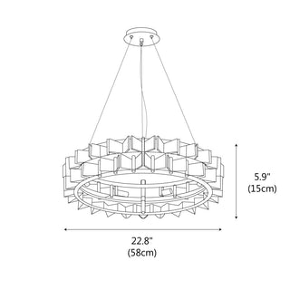 Aurelia Luxury Glass Chandelier