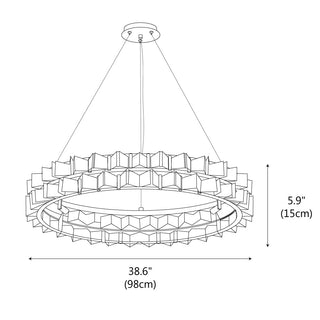 Aurelia Luxury Glass Chandelier