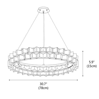 Aurelia Luxury Glass Chandelier