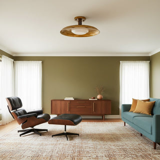 Oscar Modern Brass Ceiling Lamp