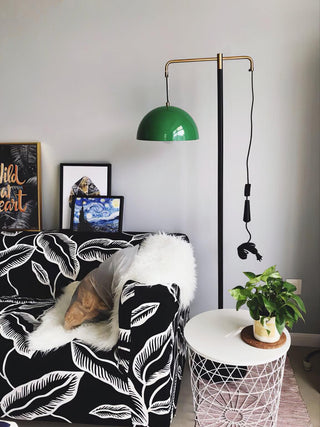 Otto Mid-Century Modern Metal Floor Light