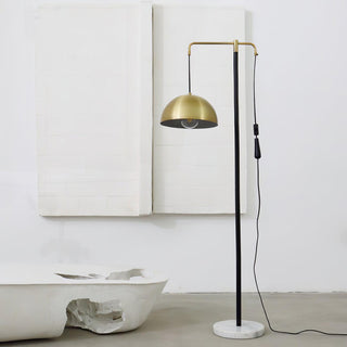 Otto Mid-Century Modern Metal Floor Light