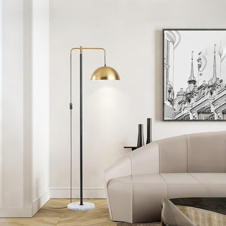 Otto Mid-Century Modern Metal Floor Light