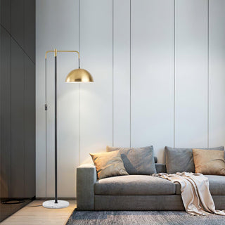 Otto Mid-Century Modern Metal Floor Light