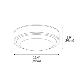 Oura Industrial Brass Ring Ceiling Light