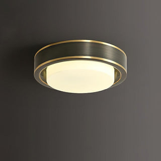 Oura Industrial Brass Ring Ceiling Light