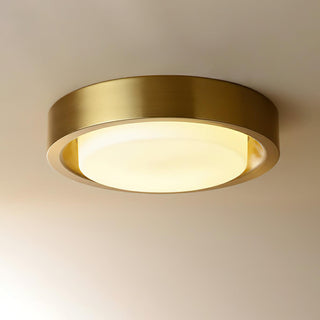 Oura Industrial Brass Ring Ceiling Light