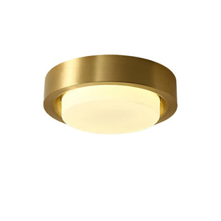 Oura Industrial Brass Ring Ceiling Light
