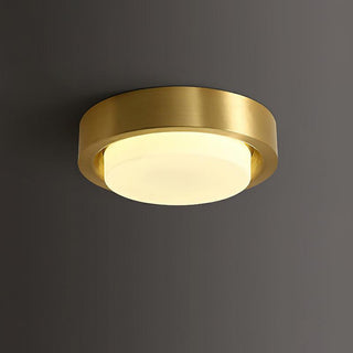 Oura Industrial Brass Ring Ceiling Light