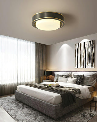 Oura Industrial Brass Ring Ceiling Light