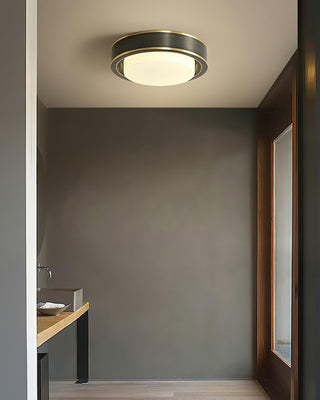 Oura Industrial Brass Ring Ceiling Light