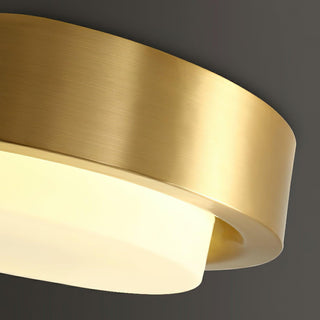 Oura Industrial Brass Ring Ceiling Light