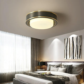Oura Industrial Brass Ring Ceiling Light