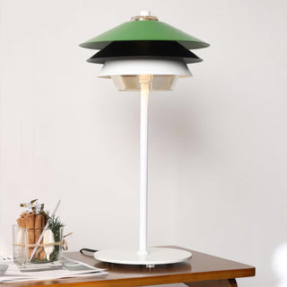 Overlay Contemporary Metal Table Light