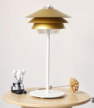 Overlay Contemporary Metal Table Light