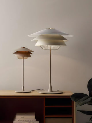 Overlay Contemporary Metal Table Light