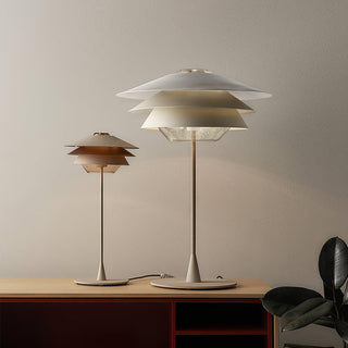 Overlay Contemporary Metal Table Light