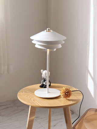 Overlay Contemporary Metal Table Light
