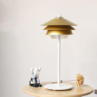 Overlay Contemporary Metal Table Light