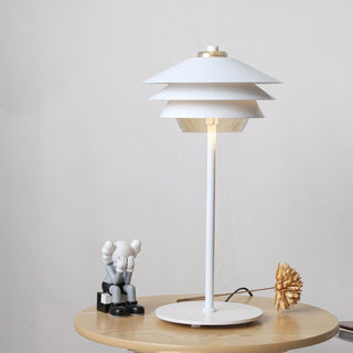 Overlay Contemporary Metal Table Light