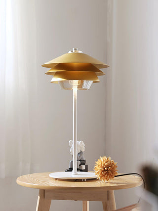 Overlay Contemporary Metal Table Light