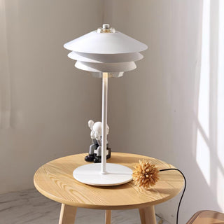 Overlay Contemporary Metal Table Light