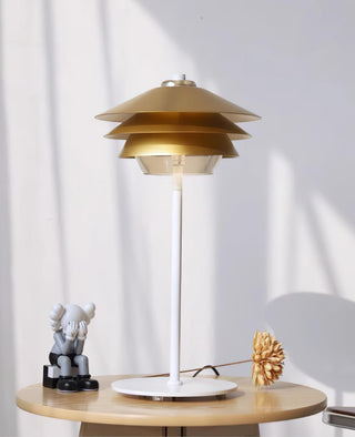 Overlay Contemporary Metal Table Light