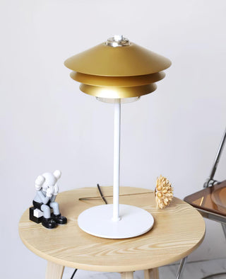 Overlay Contemporary Metal Table Light