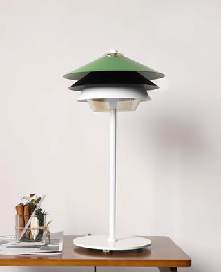 Overlay Contemporary Metal Table Light