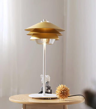 Overlay Contemporary Metal Table Light