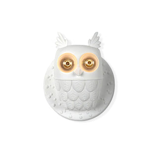 Owl Resin Sculptural Sconce