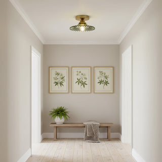 Ozera Vintage Glass Ceiling Light