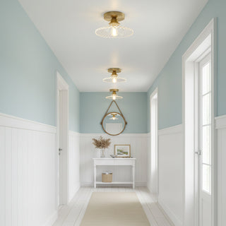 Ozera Vintage Glass Ceiling Light