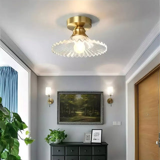 Ozera Vintage Glass Ceiling Light