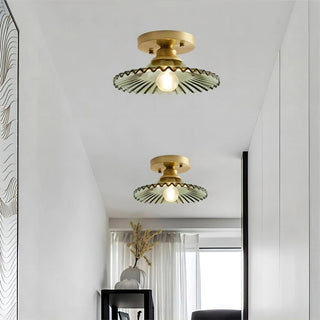 Ozera Vintage Glass Ceiling Light