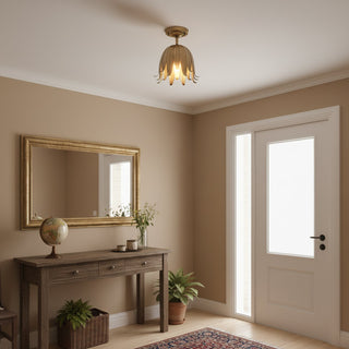 Lila Petal Ceiling Light
